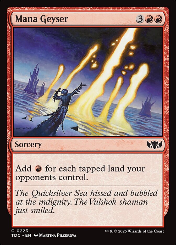 Mana Geyser 223 (Commander: Tarkir: Dragonstorm)  | Good Games Morley
