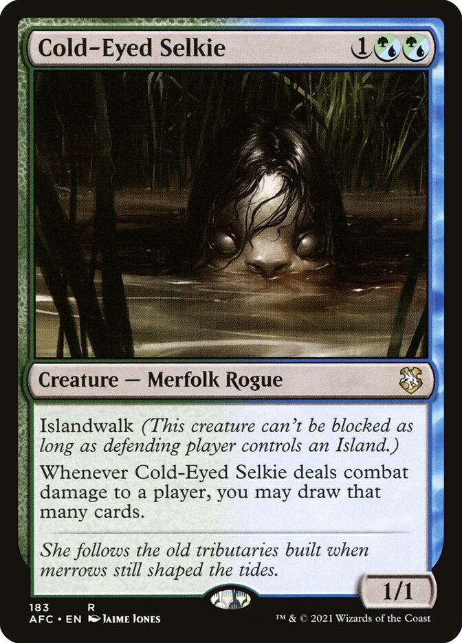 Cold-Eyed Selkie 183/62 (Commander: Adventures in the Forgotten Realms)  | Good Games Morley