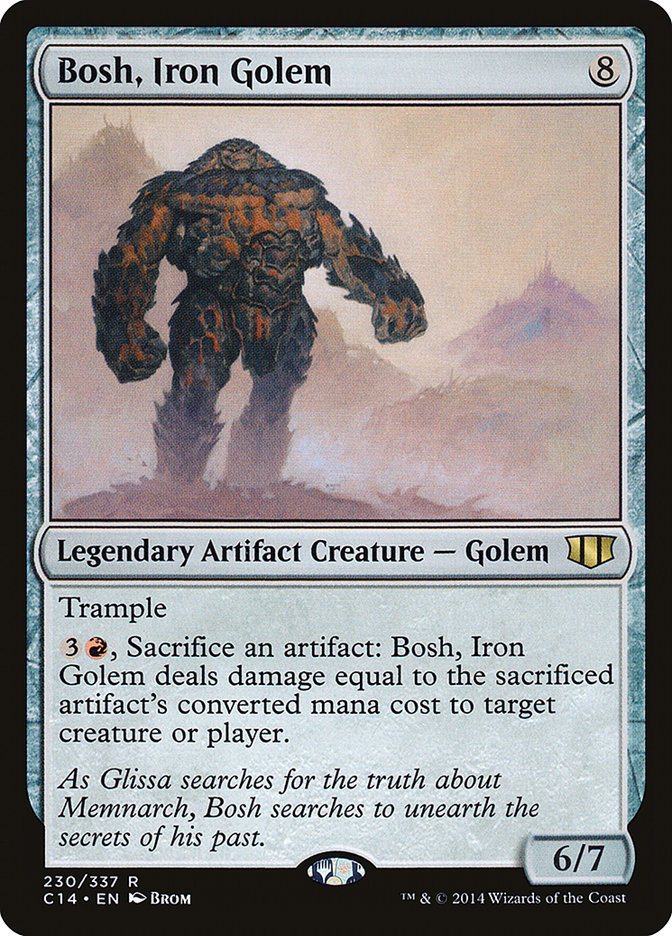 Bosh, Iron Golem 230/337 (Commander 2014)  | Good Games Morley