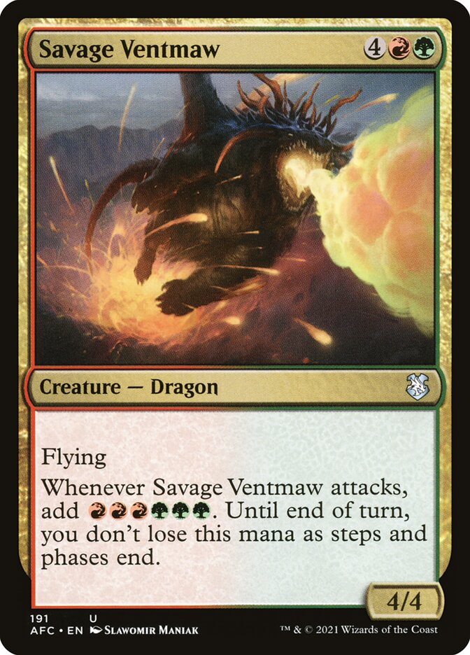 Savage Ventmaw 191 (Commander: Adventures in the Forgotten Realms)  | Good Games Morley