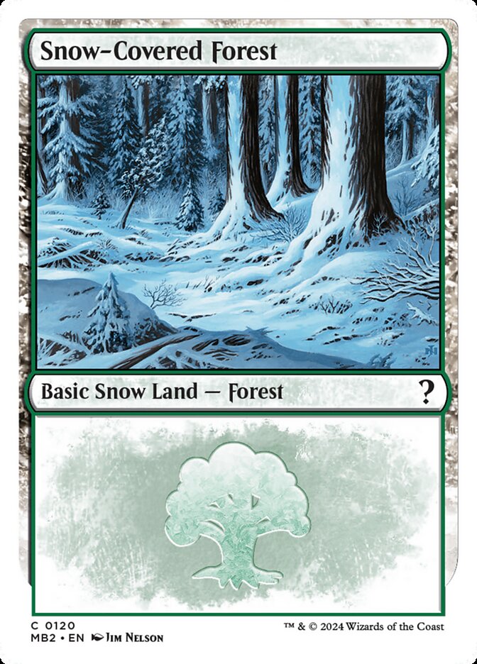 Snow-Covered Forest 120/390 (Mystery Booster 2)  | Good Games Morley