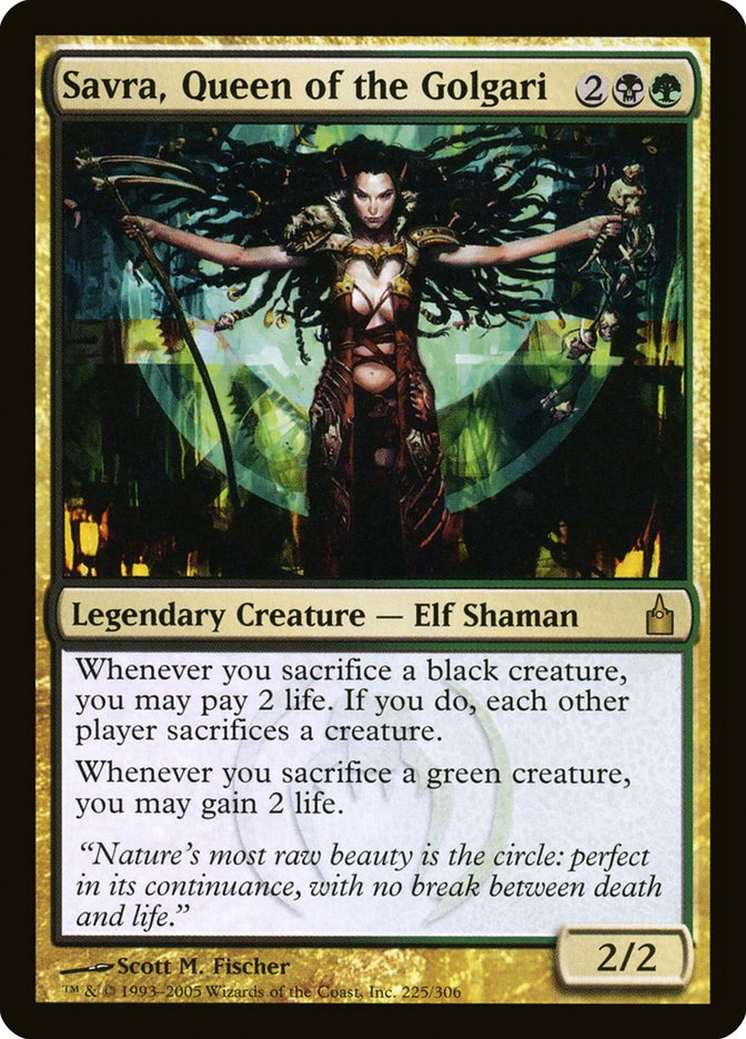 Savra, Queen of the Golgari 225/306 (Ravnica: City of Guilds)  | Good Games Morley