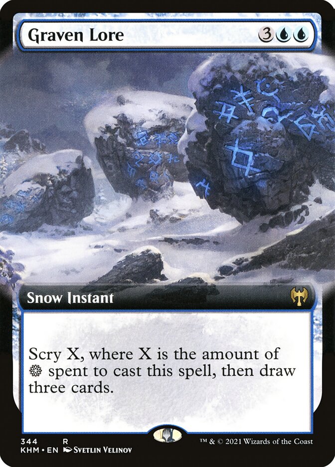 Graven Lore 344 (Kaldheim)  - Extended Art Foil | Good Games Morley