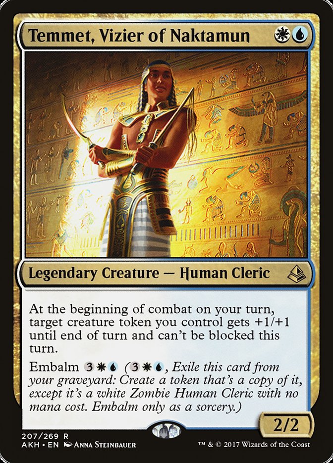 Temmet, Vizier of Naktamun 207/269 (Amonkhet)  | Good Games Morley