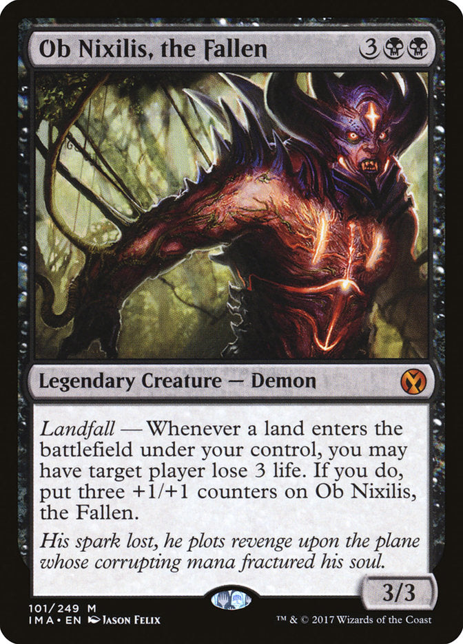 Ob Nixilis,, the Fallen 101/249 (Iconic Masters)  | Good Games Morley