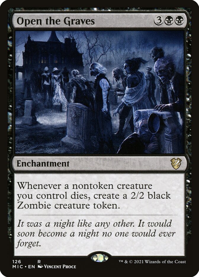Open the Graves 126/38 (Commander: Innistrad: Midnight Hunt)  | Good Games Morley