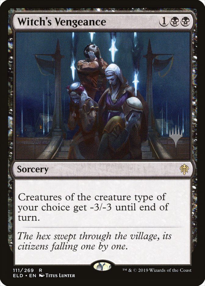 Witch's Vengeance 111p/152 (Promo Pack: Throne of Eldraine)  - Foil | Good Games Morley