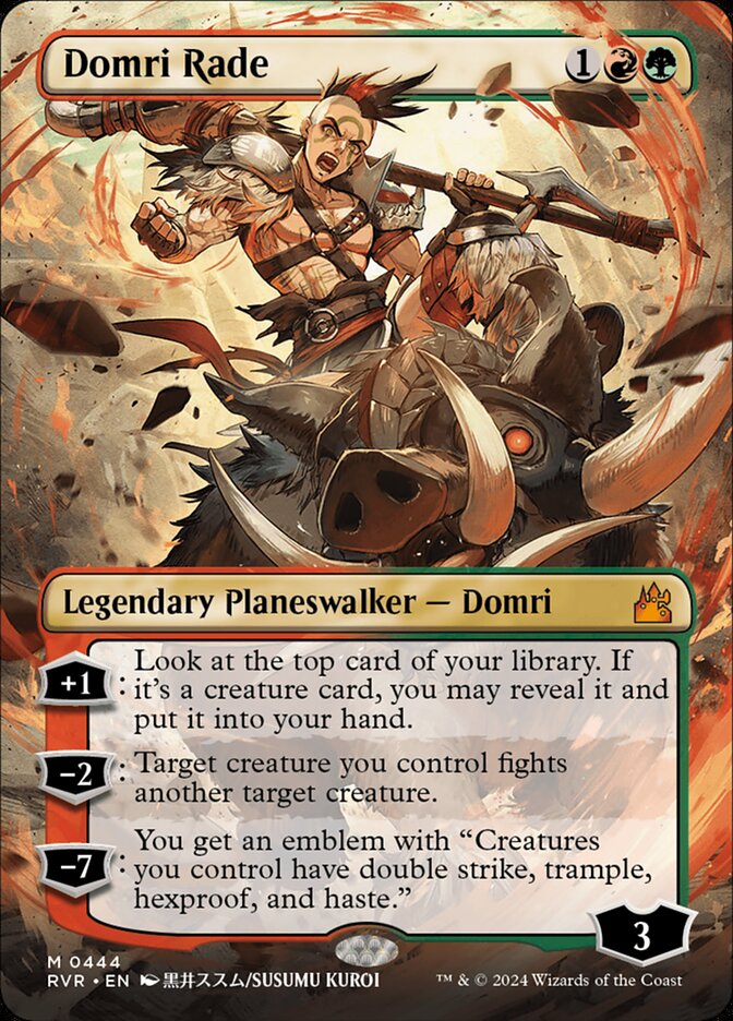 Domri Rade 444/291 (Ravnica Remastered)  - Borderless Foil | Good Games Morley
