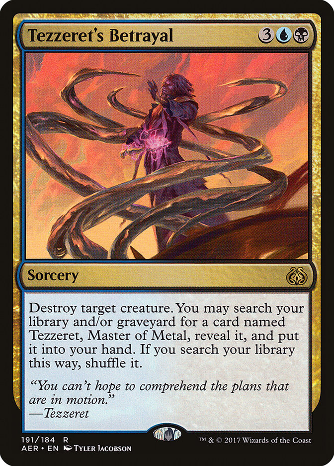 Tezzeret's Betrayal 191/184 (Aether Revolt)  | Good Games Morley