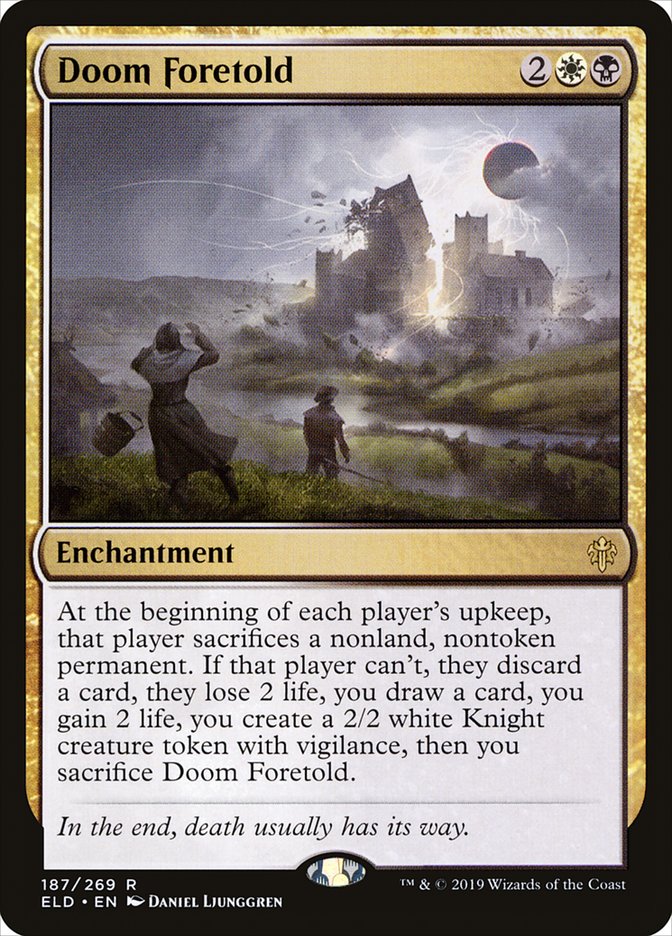 Doom Foretold 187 (Throne of Eldraine)  - Foil | Good Games Morley