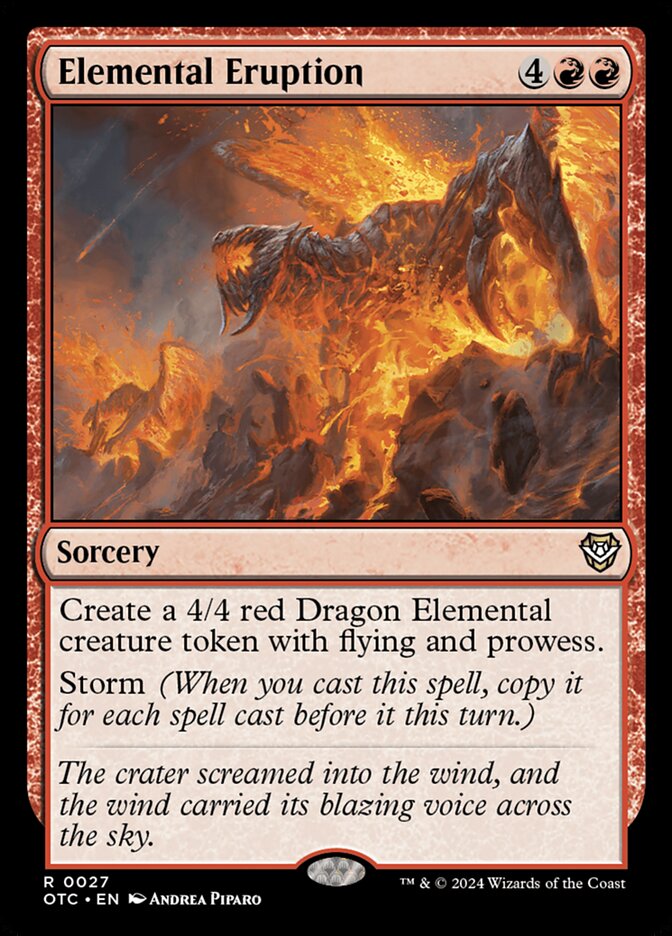 Elemental Eruption 27 (Commander: Outlaws of Thunder Junction)  | Good Games Morley