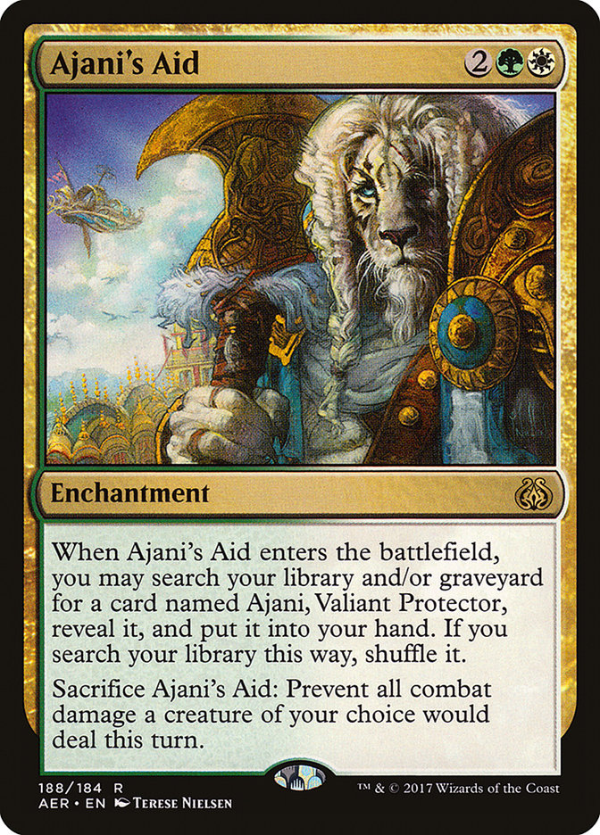 Ajani's Aid 188/184 (Aether Revolt)  | Good Games Morley
