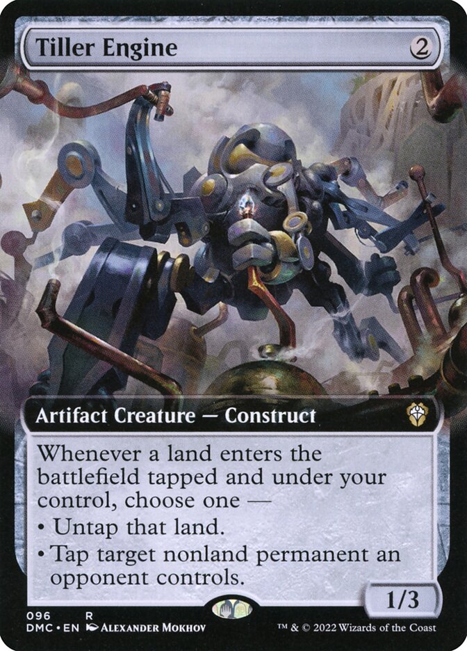 Tiller Engine Extended Art 96 (Commander: Dominaria United)  | Good Games Morley