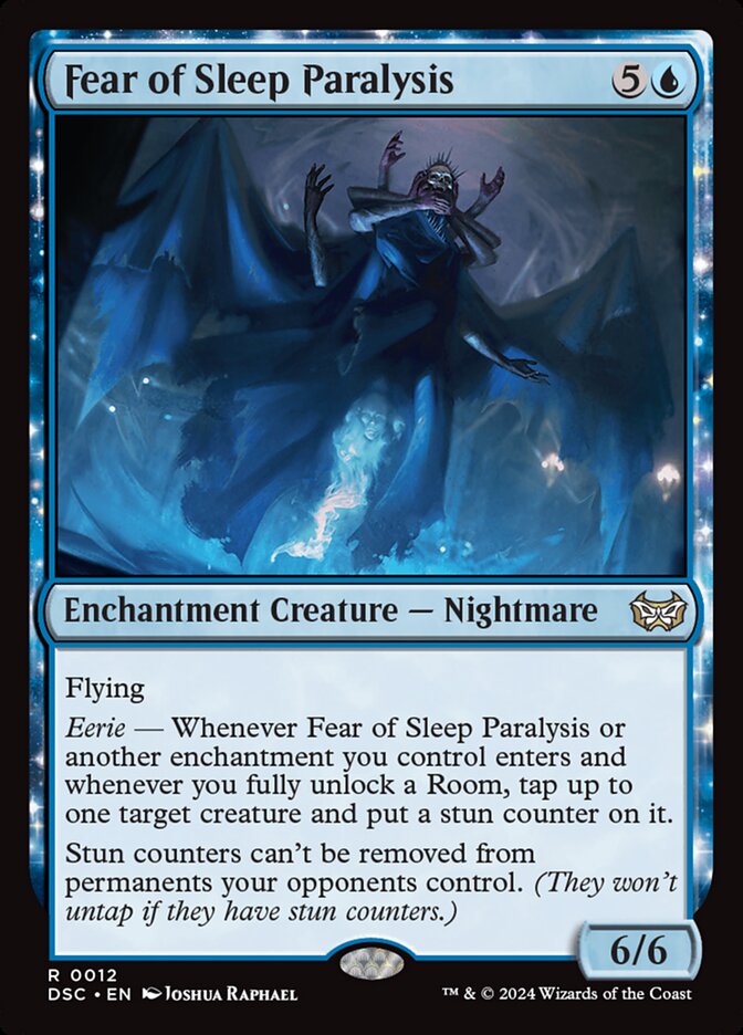Fear of Sleep Paralysis 12/40 (Commander: Duskmourn: House of Horror)  | Good Games Morley