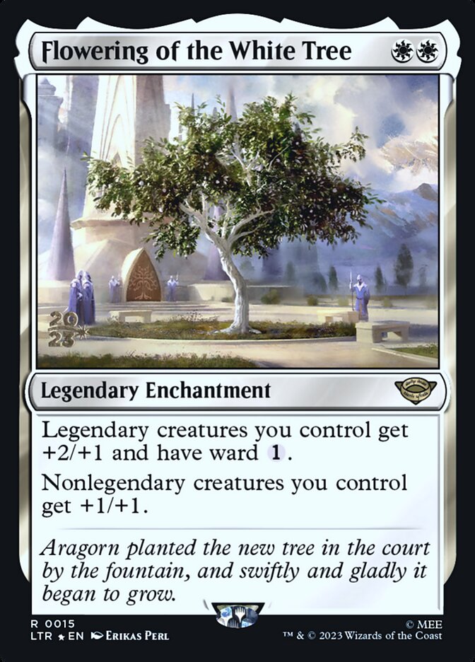 Flowering of the White Tree 15s/86 (Prerelease Cards)  - Foil | Good Games Morley