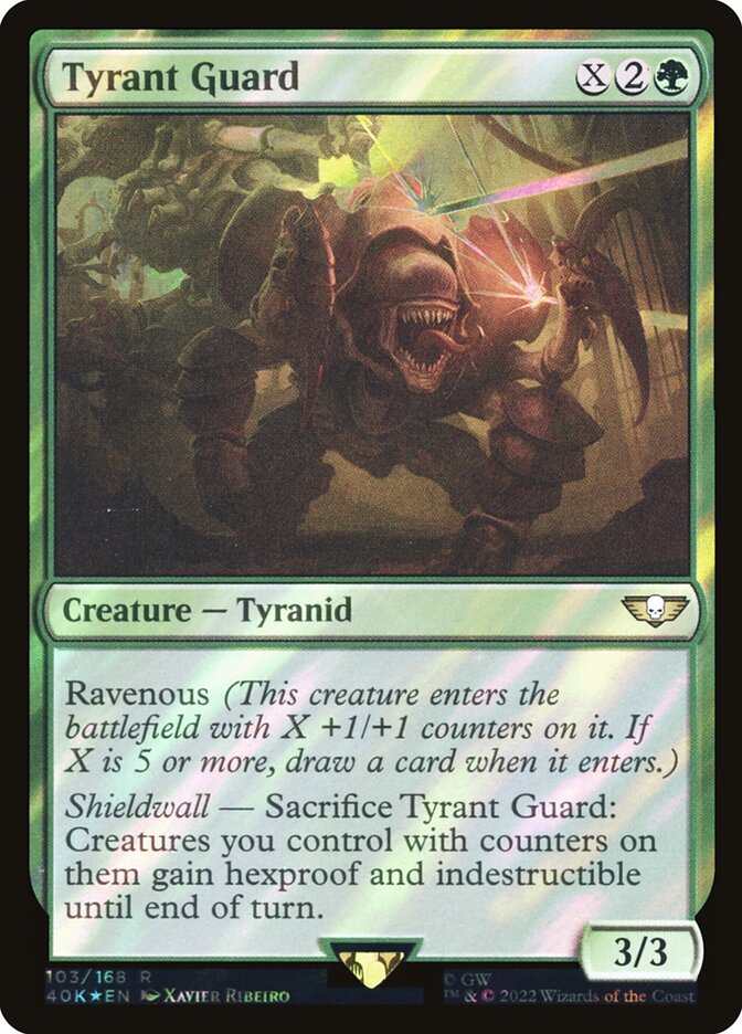 Tyrant Guard 103★/617 (Universes Beyond: Warhammer 40,000)  - Surge Foil | Good Games Morley