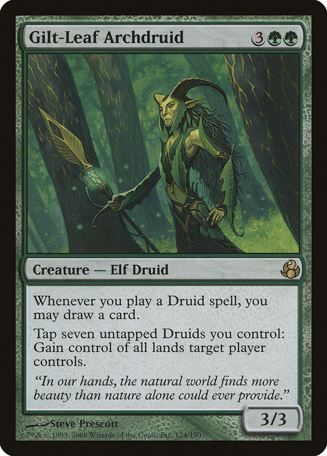 Gilt-Leaf Archdruid 124/150 (Morningtide)  | Good Games Morley