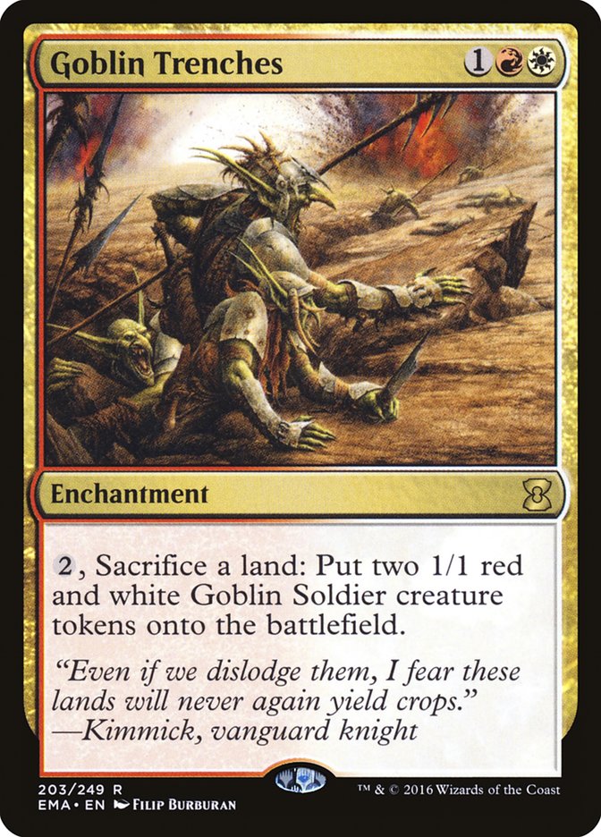 Goblin Trenches 203/249 (Eternal Masters)  | Good Games Morley
