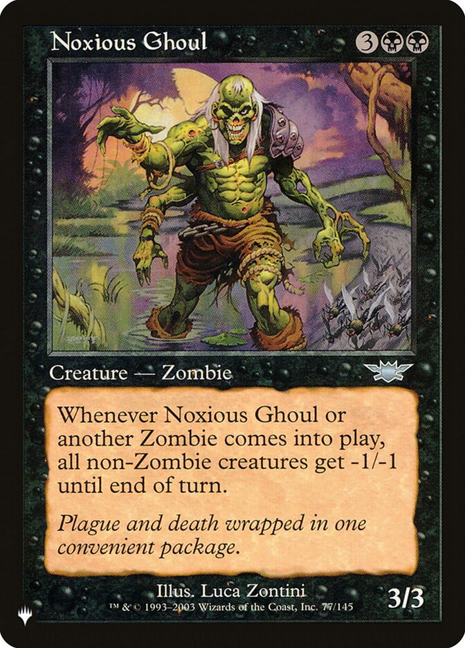 Noxious Ghoul LGN-77/5075 (The List Reprints)  | Good Games Morley