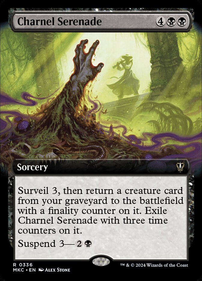 Charnel Serenade 336/311 (Commander: Murders at Karlov Manor)  - Extended Art | Good Games Morley