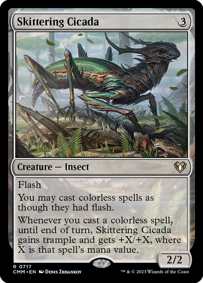 Skittering Cicada 717/451 (Commander Masters)  | Good Games Morley