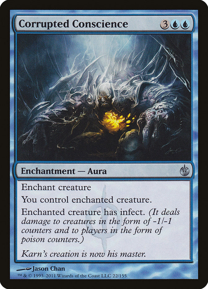 Corrupted Conscience 22/155 (Mirrodin Besieged)  | Good Games Morley