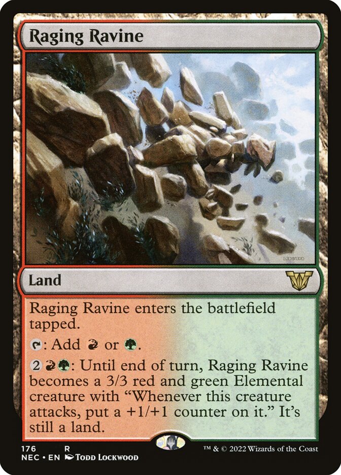 Raging Ravine 176/38 (Commander: Kamigawa: Neon Dynasty)  | Good Games Morley