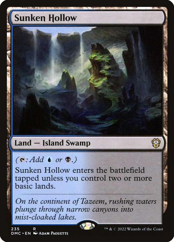 Sunken Hollow 235/50 (Commander: Dominaria United)  | Good Games Morley