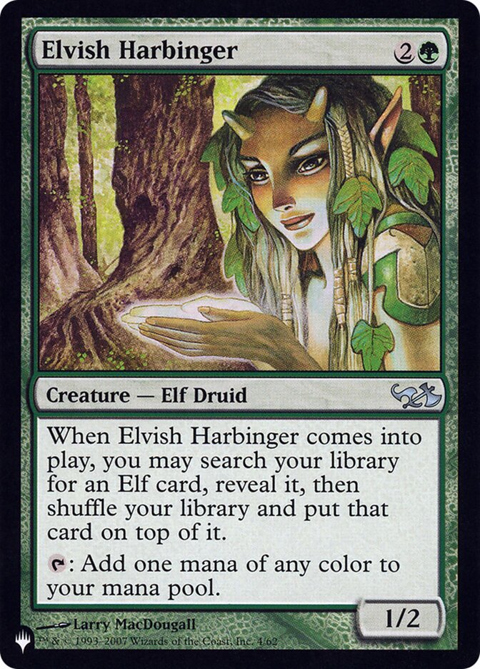 Elvish Harbinger DD1-4/5075 (The List Reprints)  | Good Games Morley
