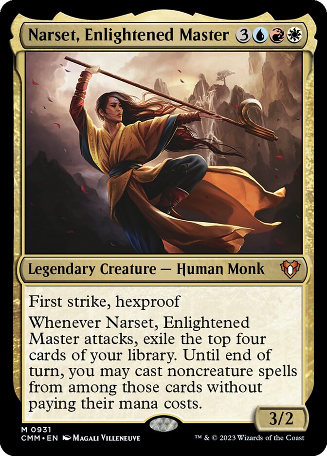 Narset, Enlightened Master 931/451 (Commander Masters)  | Good Games Morley