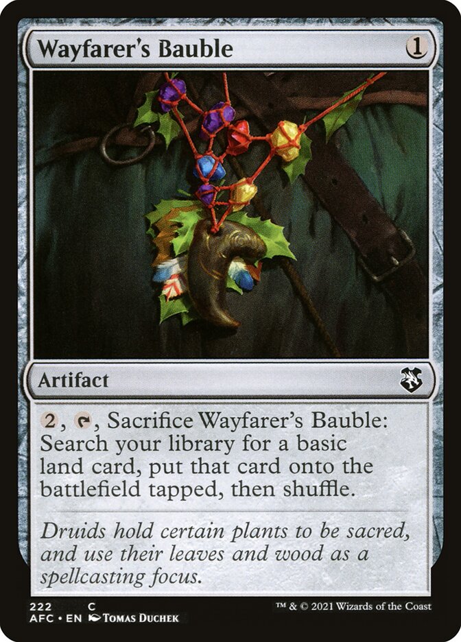 Wayfarer's Bauble 222/62 (Commander: Adventures in the Forgotten Realms)  | Good Games Morley