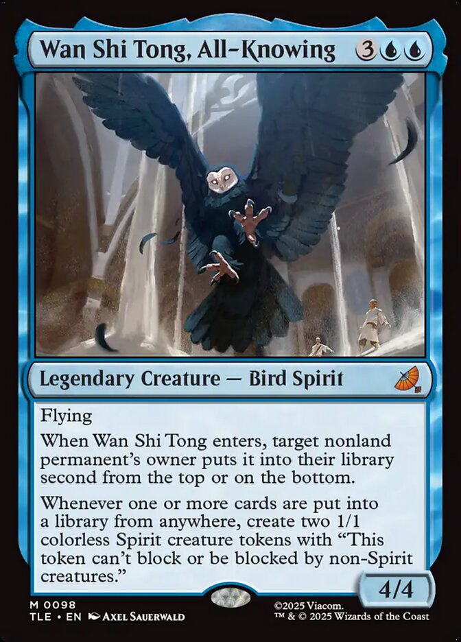 Wan Shi Tong, All-Knowing 98/317 (Avatar: The Last Airbender: Eternal-Legal)  - Foil | Good Games Morley