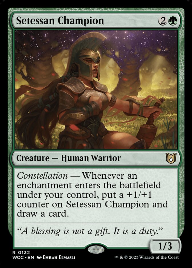Setessan Champion 132/173 (Commander: Wilds of Eldraine)  | Good Games Morley