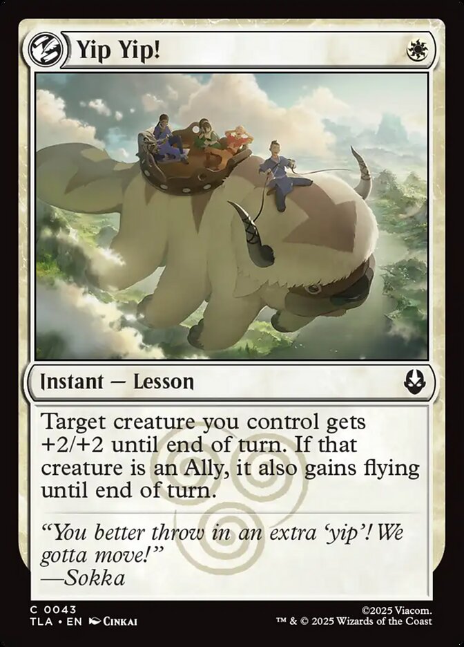 Yip Yip! 43/286 (Avatar: The Last Airbender)  - Foil | Good Games Morley