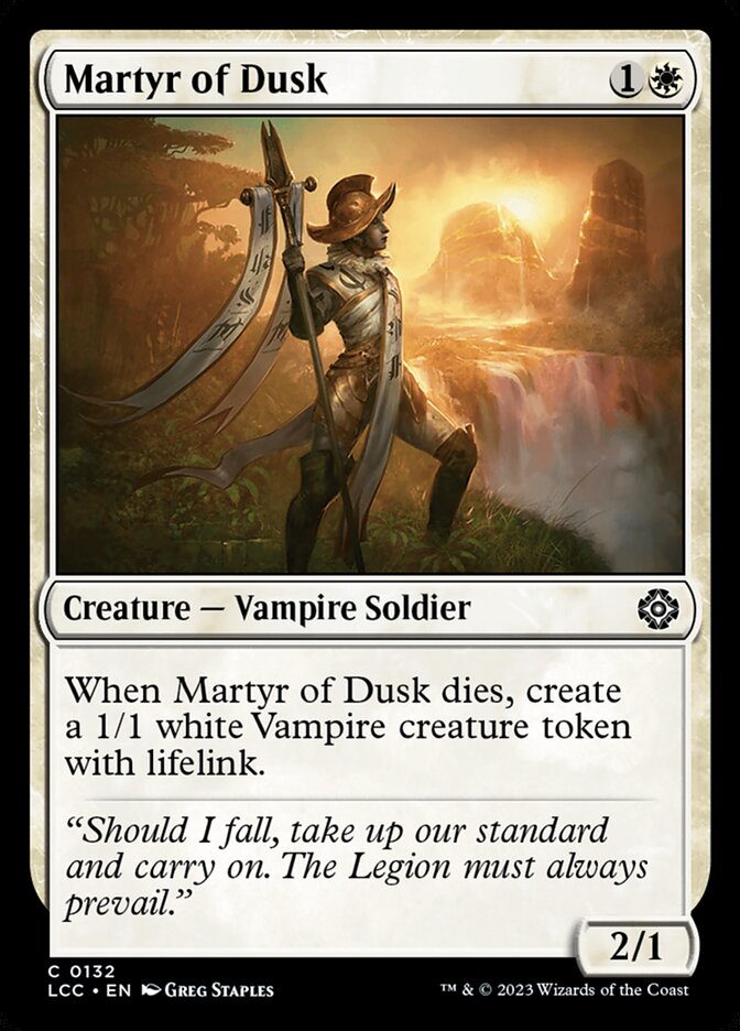 Martyr of Dusk 132/370 (Commander: The Lost Caverns of Ixalan)  | Good Games Morley