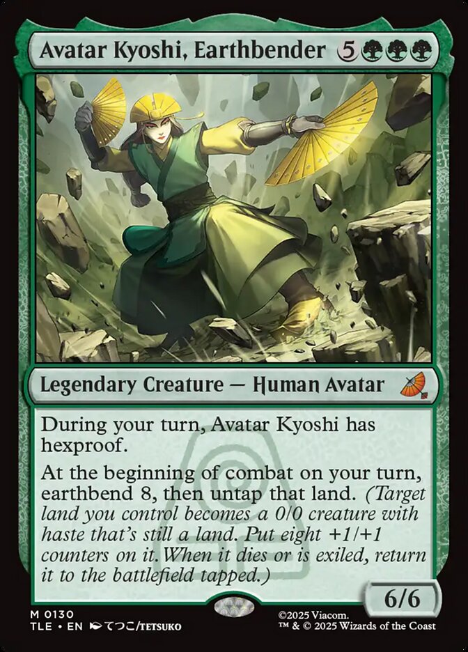 Avatar Kyoshi, Earthbender 130/317 (Avatar: The Last Airbender: Eternal-Legal)  - Foil | Good Games Morley
