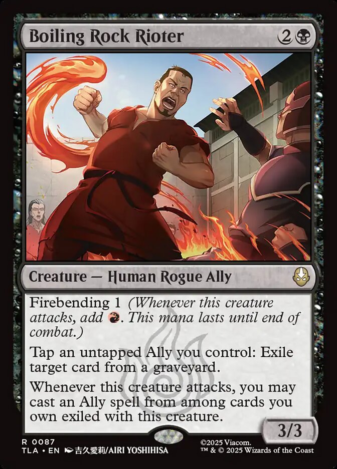 Boiling Rock Rioter 87 (Avatar: The Last Airbender)  - Foil | Good Games Morley