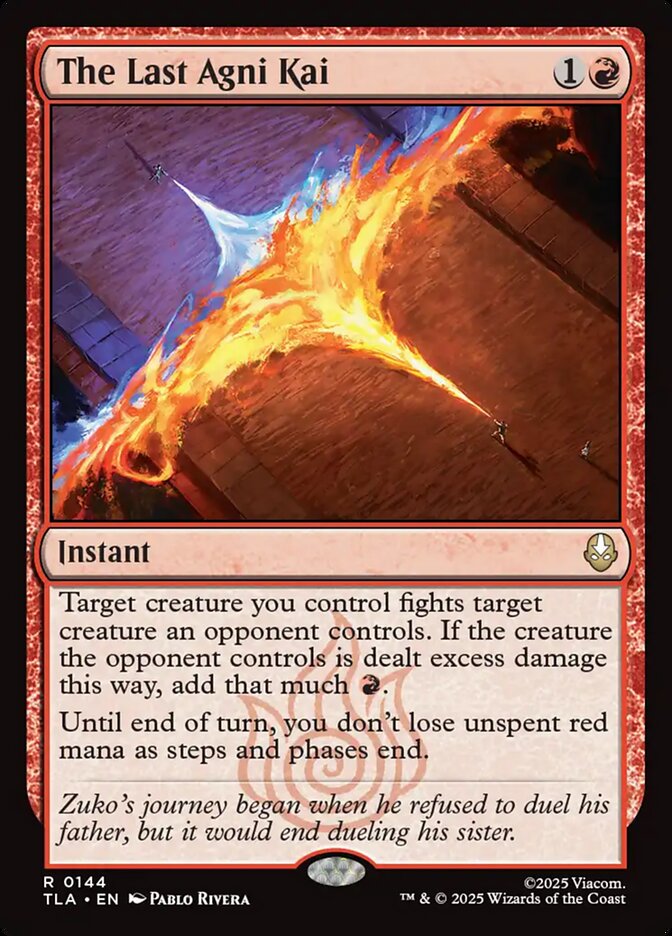 The Last Agni Kai 144 (Avatar: The Last Airbender)  - Foil | Good Games Morley
