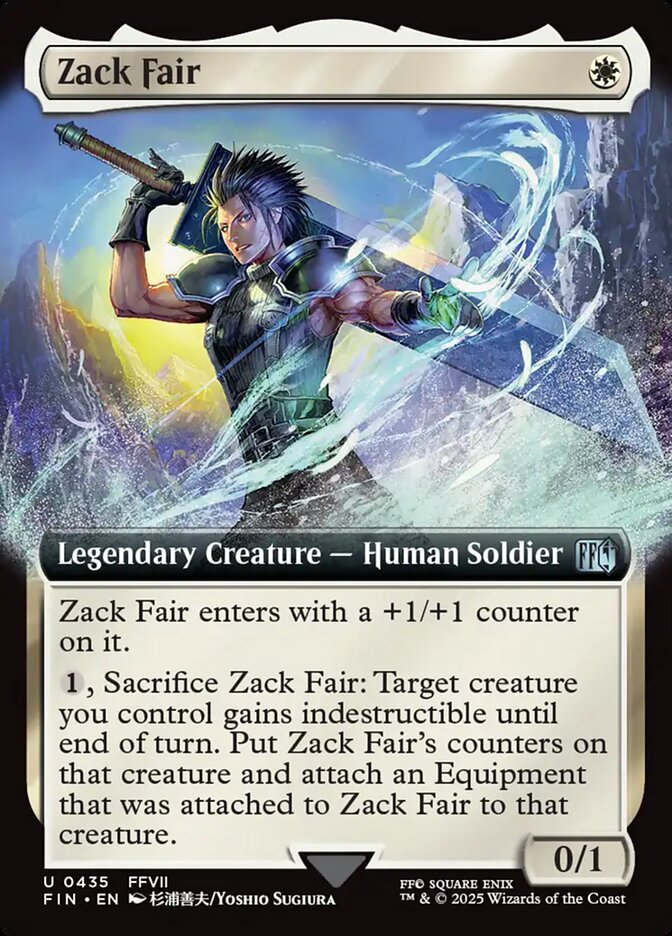 Zack Fair 435 (FINAL FANTASY)  - Extended Art Foil | Good Games Morley