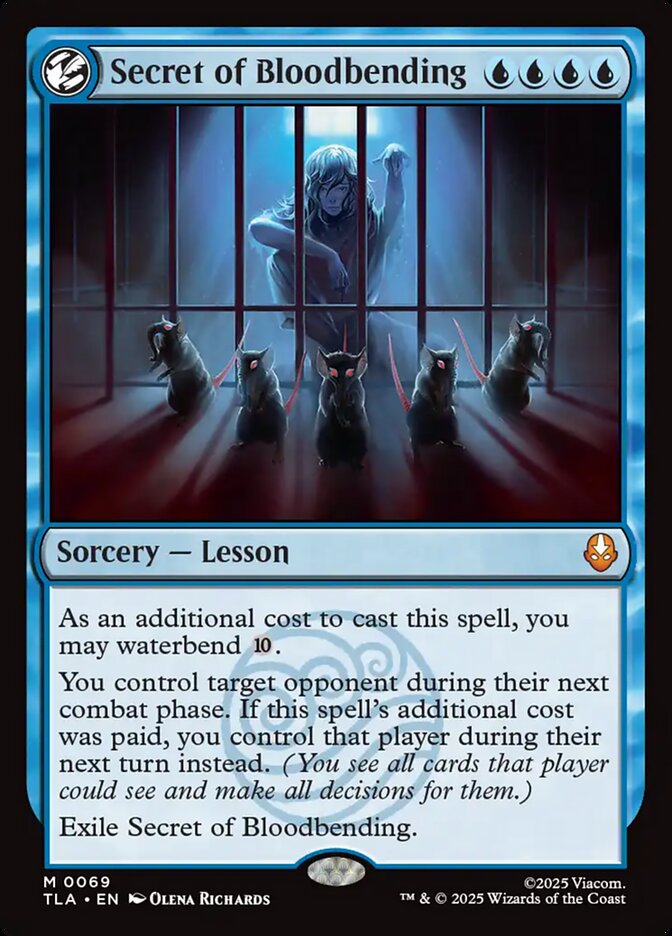 Secret of Bloodbending 69 (Avatar: The Last Airbender)  - Foil | Good Games Morley