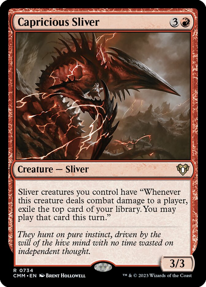 Capricious Sliver 734/451 (Commander Masters)  | Good Games Morley