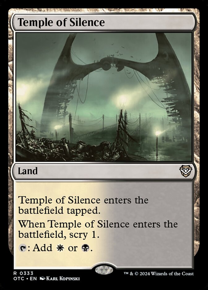 Temple of Silence 333/342 (Commander: Outlaws of Thunder Junction)  | Good Games Morley