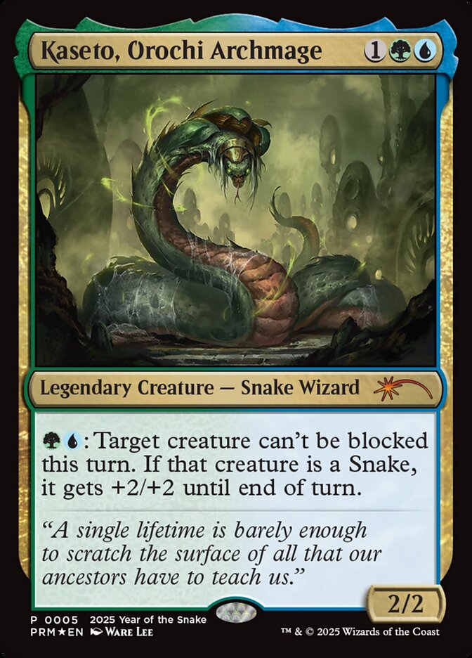 Kaseto, Orochi Archmage 5/5 (Standard Showdown Promos)  - Foil | Good Games Morley