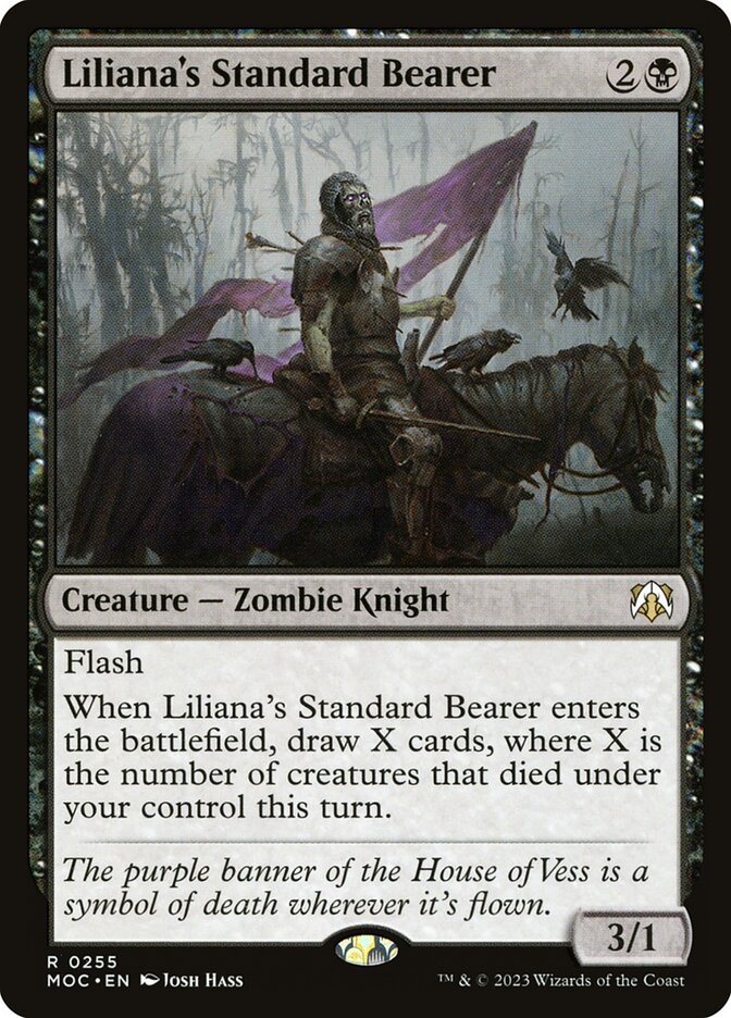 Liliana's Standard Bearer 255/444 (Commander: March of the Machine)  | Good Games Morley