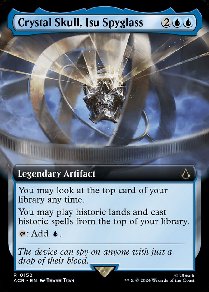 Crystal Skull, Isu Spyglass 158 (Universes Beyond: Assassin's Creed)  - Extended Art | Good Games Morley