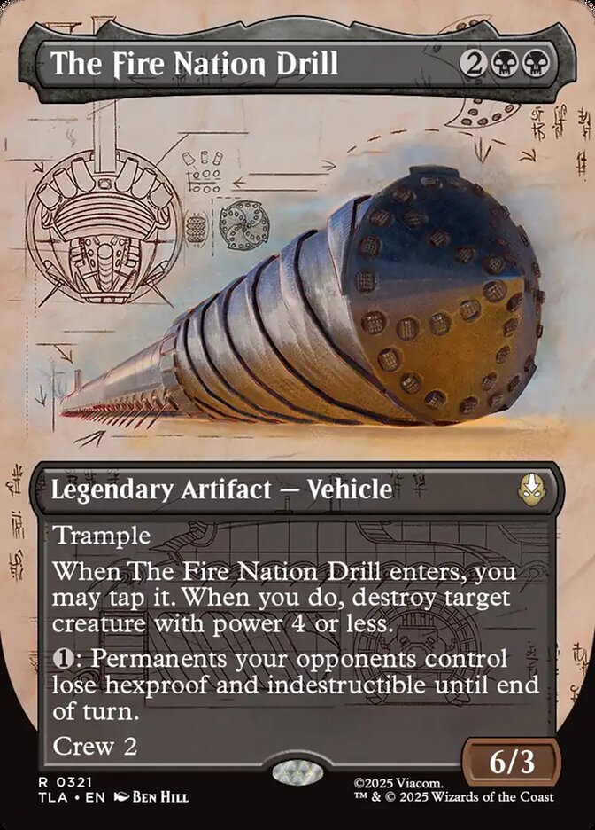 The Fire Nation Drill  321/286 (Avatar: The Last Airbender)  - Borderless Foil | Good Games Morley