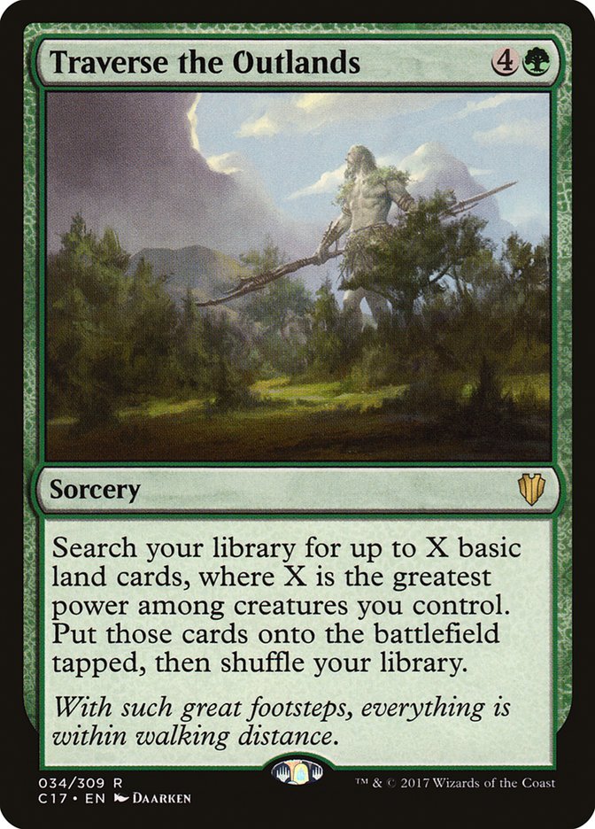 Traverse the Outlands 34/309 (Commander 2017)  | Good Games Morley