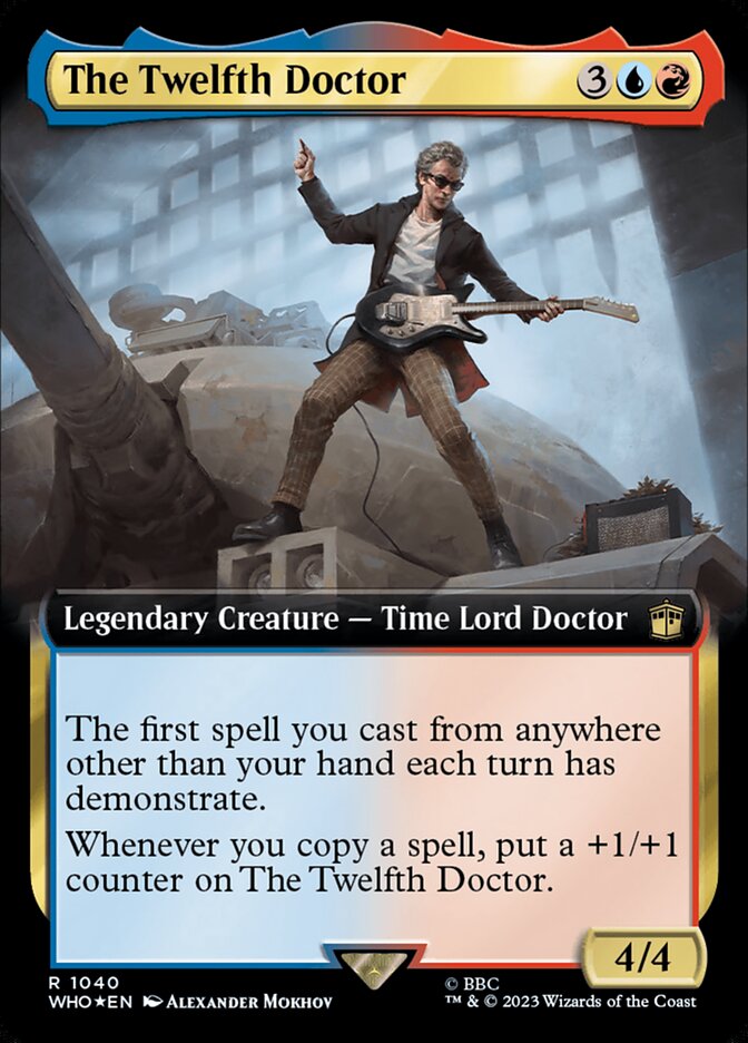 The Twelfth Doctor 1040/331 (Universes Beyond: Doctor Who)  - Extended Art Surge Foil | Good Games Morley