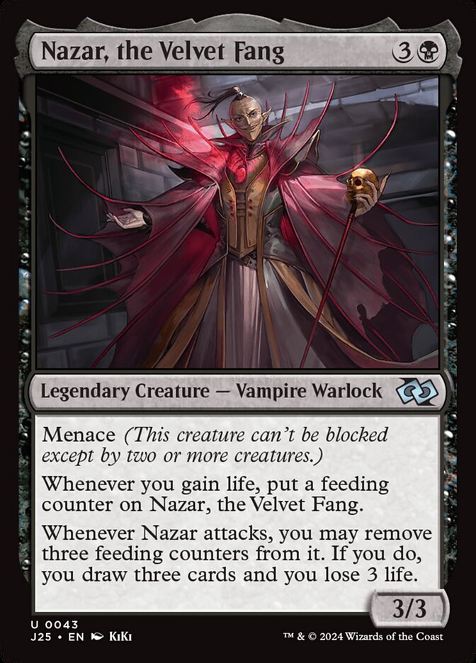 Nazar, the Velvet Fang 43/779 (Foundations Jumpstart)  | Good Games Morley