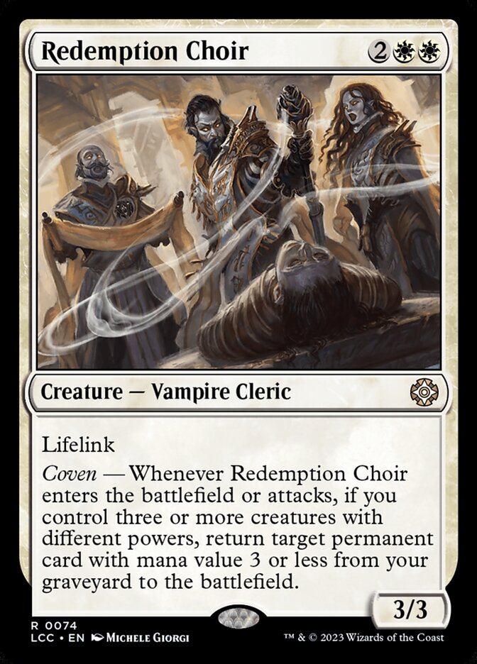 Redemption Choir 74 (Commander: The Lost Caverns of Ixalan)  | Good Games Morley